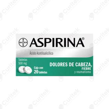 ASPIRINA 20 TABLETAS ACIDO ACETILSALICILICO