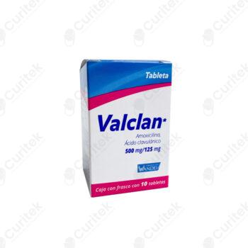 VALCLAN AMOXICILINA ACIDO CLAVULANICO 500 mg : 125 mg
